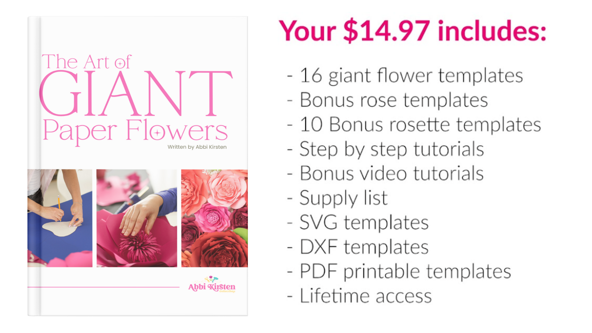 Art of Giant Paper Flowers ebook mockup